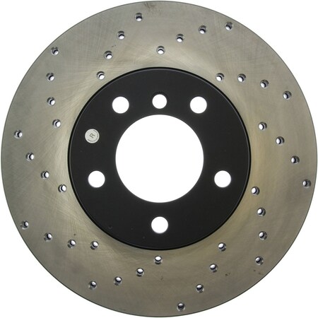 Centric Parts Sport Cross Drilled Brake Rotor, 128.34108R 128.34108R